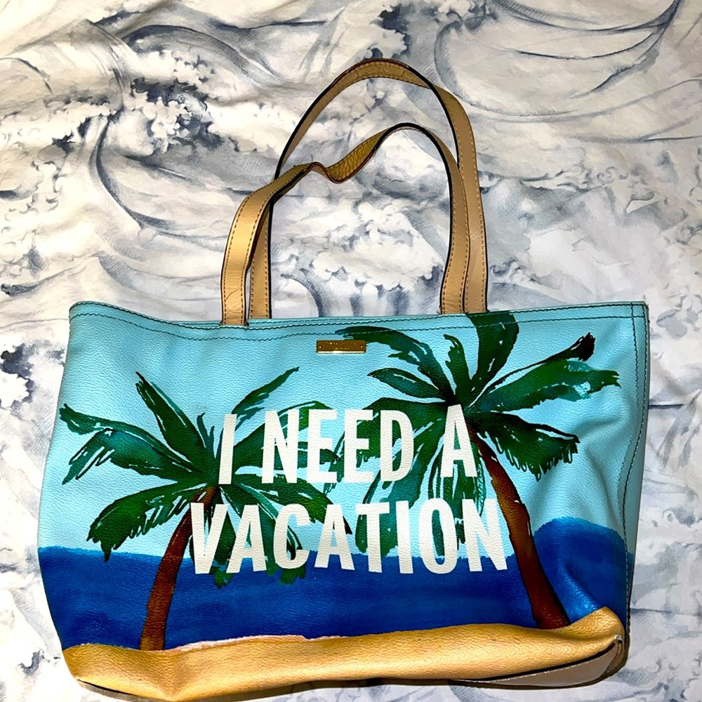 Kate Spade I Need A Vacation Tote gently used